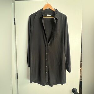 Equipment Black Shirt Dress